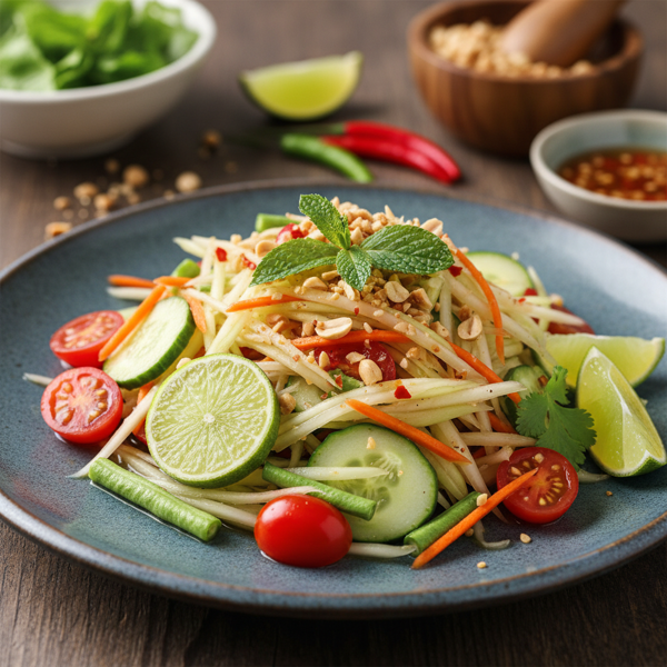 Zesty Thai Green Papaya Salad recipe