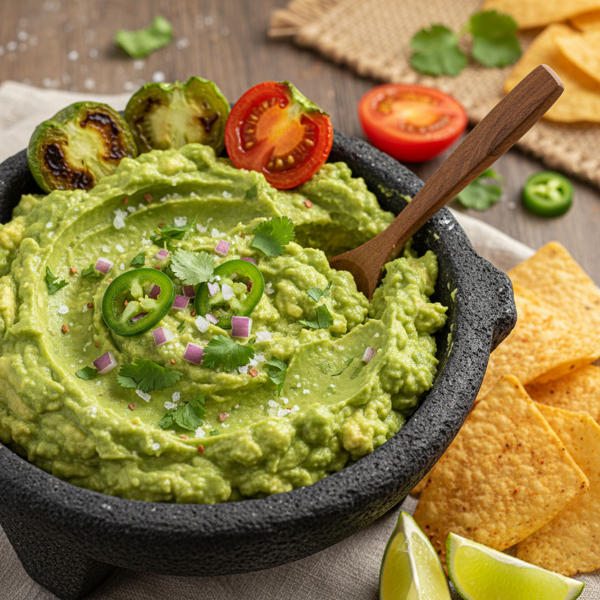 Zesty Tomatillo Guacamole recipe