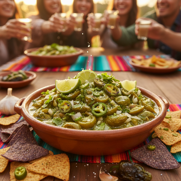 Zesty Tomatillo Salsa Verde Fiesta recipe