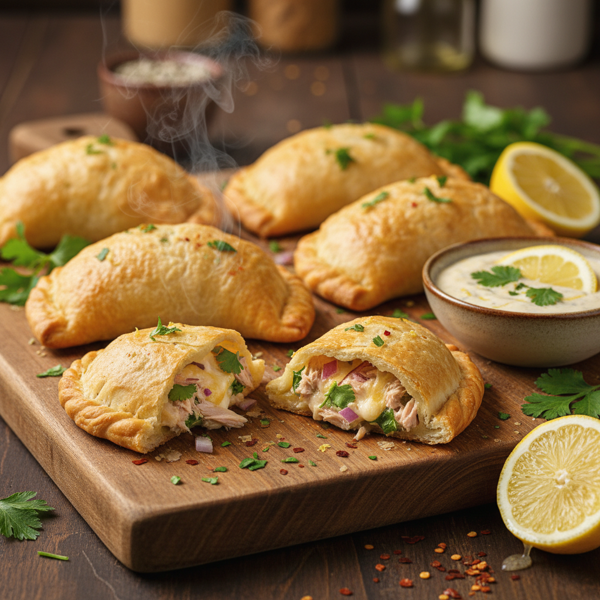 Zesty Tuna and Cheese Empanadas recipe