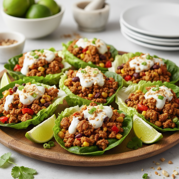 Zesty Turkey Lettuce Wraps recipe