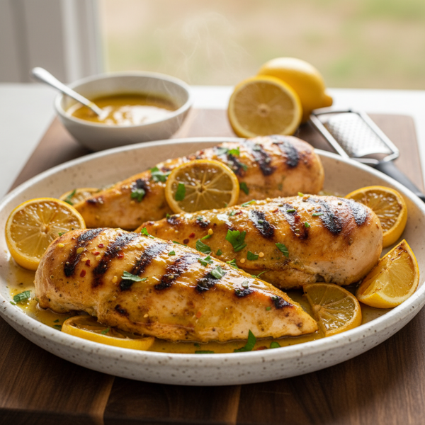 Zesty Turmeric Lemon Grilled Chicken recipe
