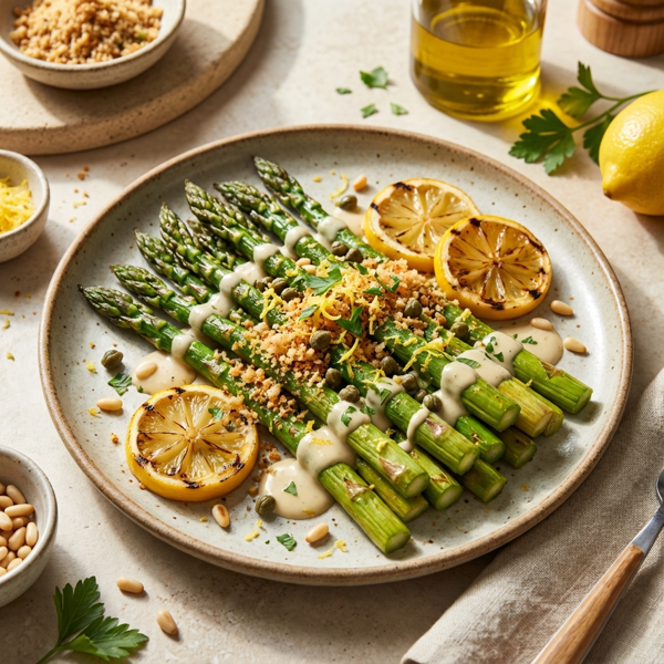 Zesty Vegan Lemon Asparagus Delight recipe