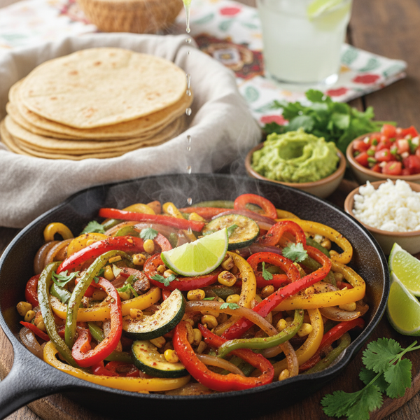 Zesty Veggie Fajitas Delight recipe