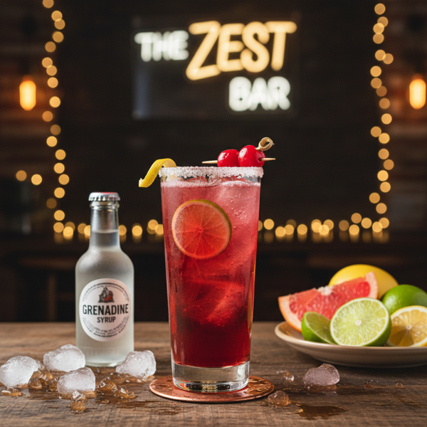 Zesty Vodka Shirley Temple recipe