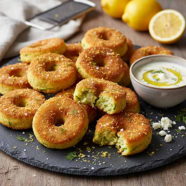 Zesty Zucchini Doughnut Bites recipe