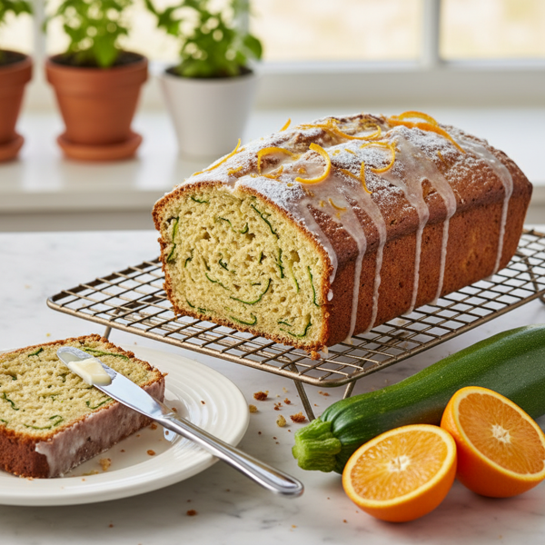 Zesty Zucchini and Orange Delight Bread recipe