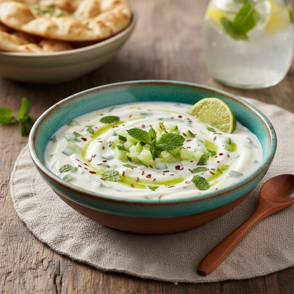 Zingy Cucumber Raita Delight recipe