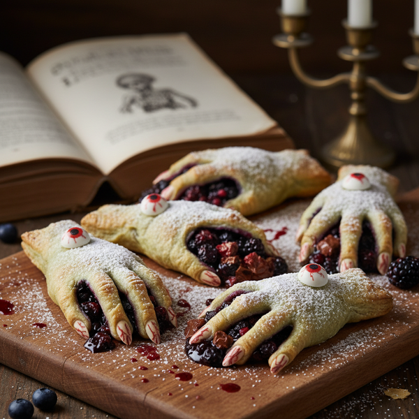 Zombie Snack Hand Pies recipe