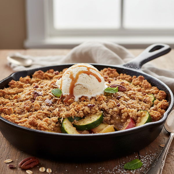 Zucchini Apple Crisp Delight recipe
