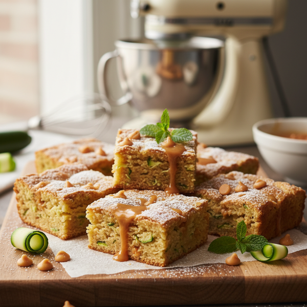 Zucchini Butterscotch Blondies recipe