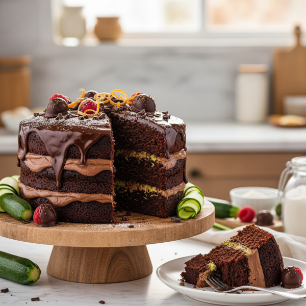 Zucchini Chocolate Delight Cake recipe