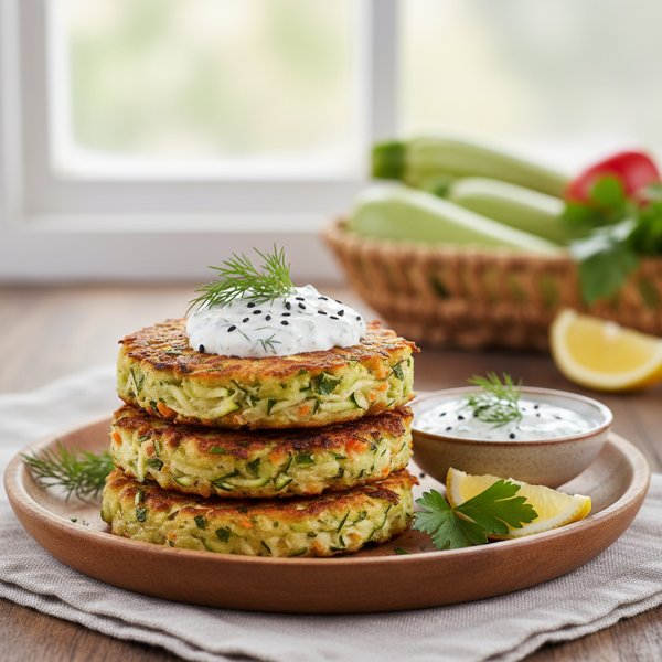 Zucchini Delight Cakes recipe