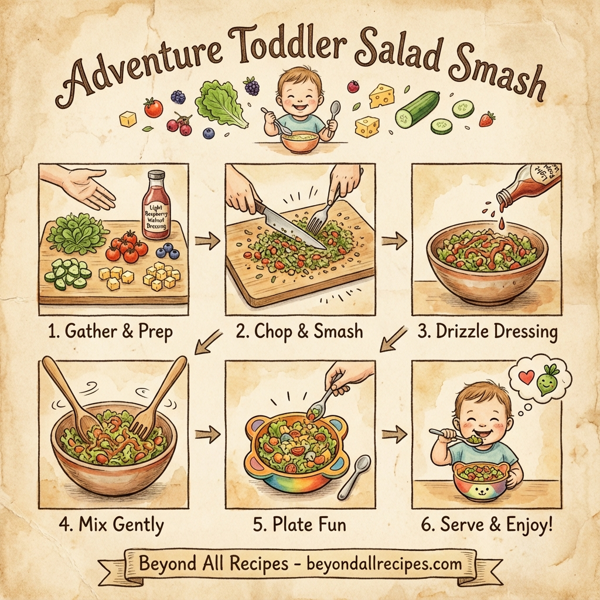 Adventure Toddler Salad Smash instructions