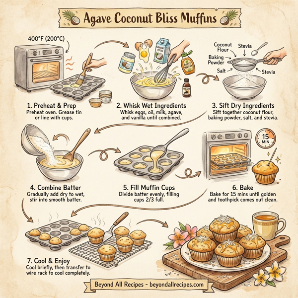Agave Coconut Bliss Muffins instructions