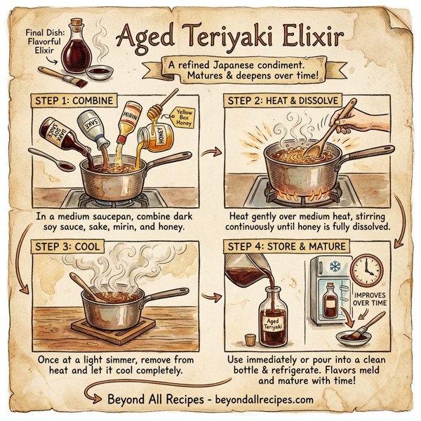 Aged Teriyaki Elixir instructions