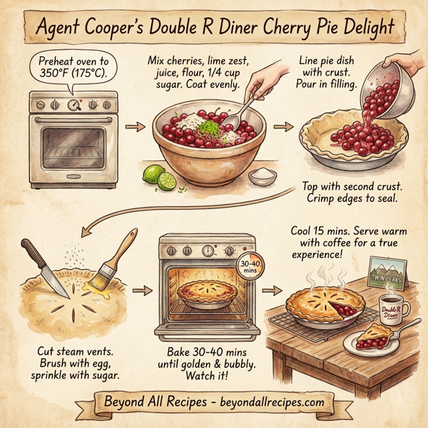 Agent Cooper's Double R Diner Cherry Pie Delight instructions