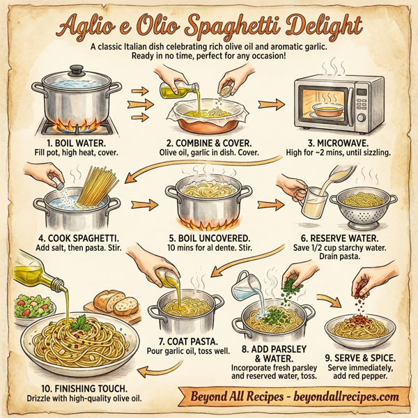 Aglio e Olio Spaghetti Delight instructions