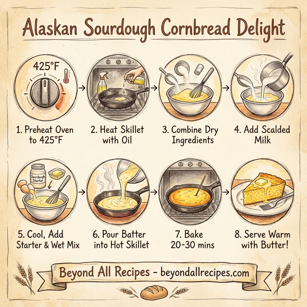 Alaskan Sourdough Cornbread Delight instructions
