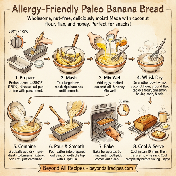 Allergy-Friendly Paleo Banana Bread instructions