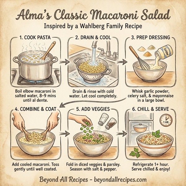 Alma's Classic Macaroni Salad instructions