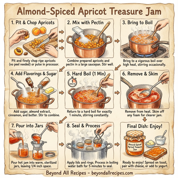 Almond-Spiced Apricot Treasure Jam instructions