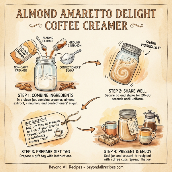 Almond Amaretto Delight Coffee Creamer instructions