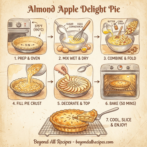 Almond Apple Delight Pie instructions