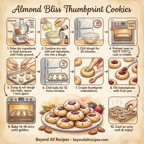 Almond Bliss Thumbprint Cookies instructions