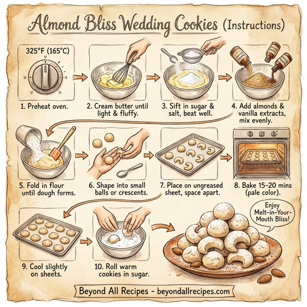 Almond Bliss Wedding Cookies instructions