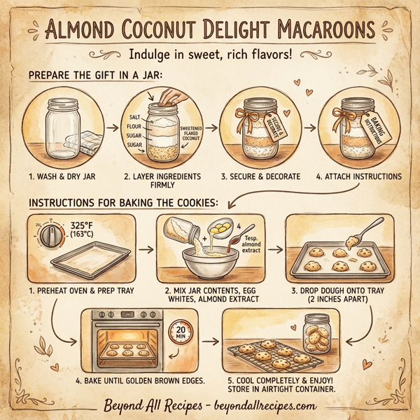 Almond Coconut Delight Macaroons instructions