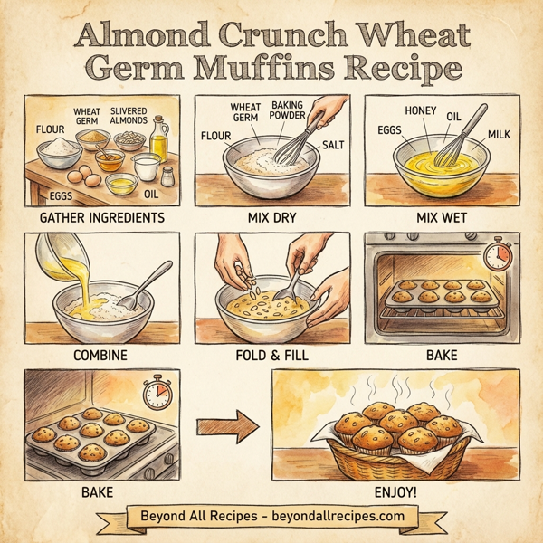 Almond Crunch Wheat Germ Muffins instructions