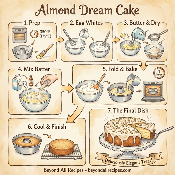 Almond Dream Cake instructions