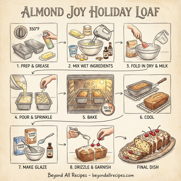 Almond Joy Holiday Loaf instructions