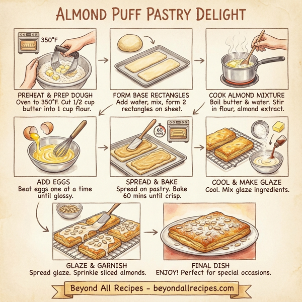 Almond Puff Pastry Delight instructions