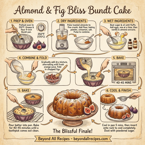 Almond & Fig Bliss Bundt Cake instructions
