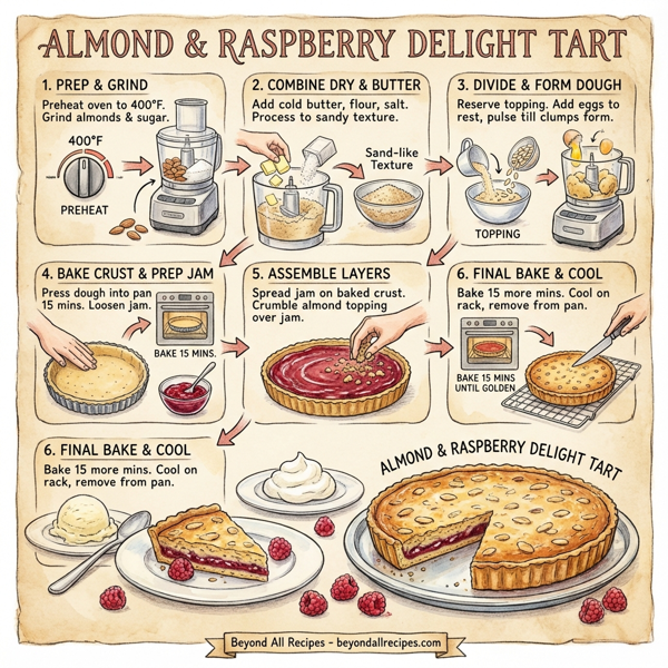 Almond & Raspberry Delight Tart instructions