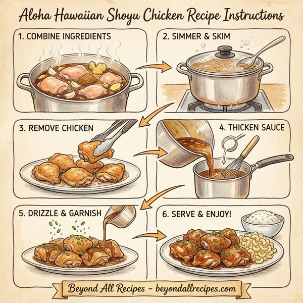 Aloha Hawaiian Shoyu Chicken instructions