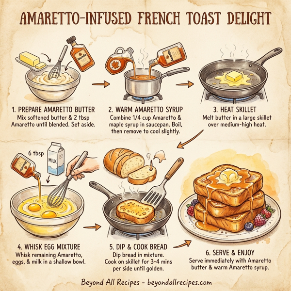 Amaretto-Infused French Toast Delight instructions