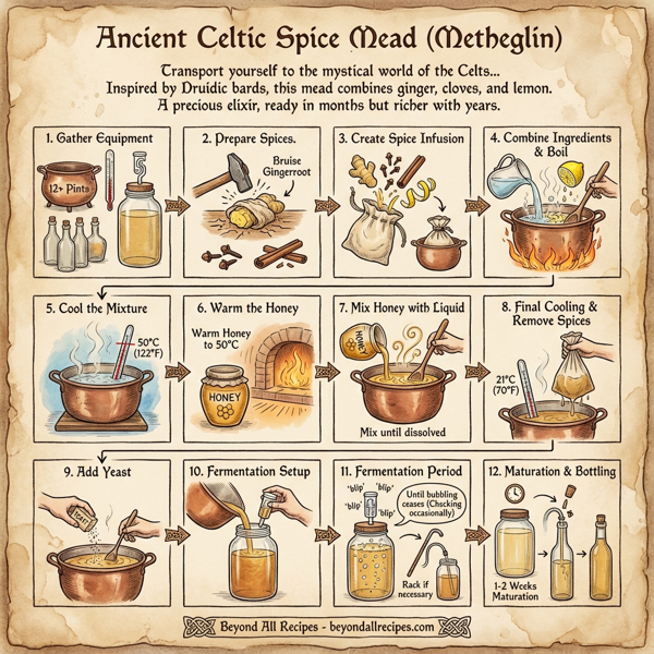 Ancient Celtic Spice Mead instructions
