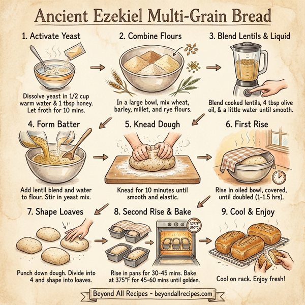 Ancient Ezekiel Multi-Grain Bread instructions