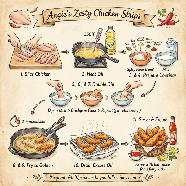 Angie's Zesty Chicken Strips instructions