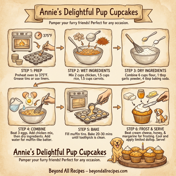 Annie's Delightful Pup Cupcakes instructions