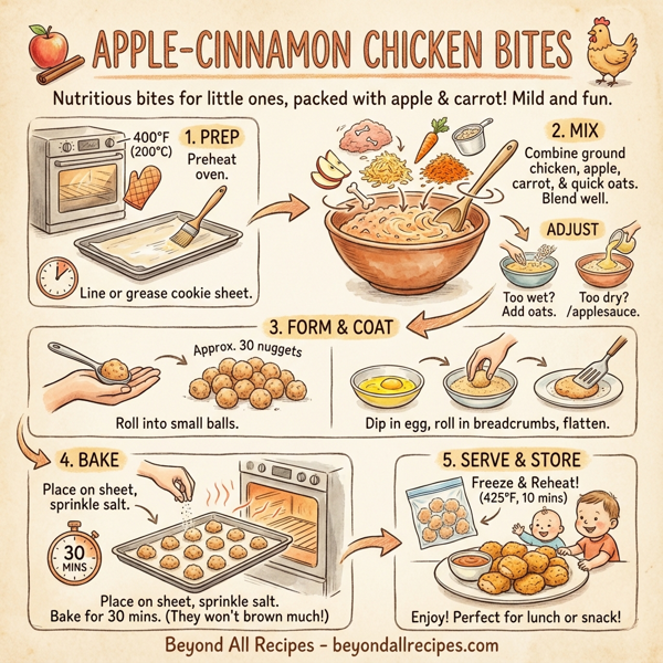 Apple-Cinnamon Chicken Bites instructions