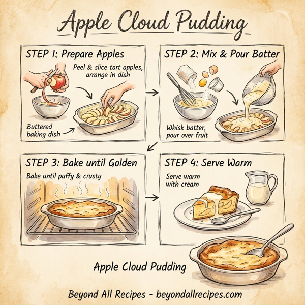 Apple Cloud Pudding instructions