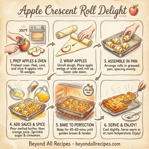 Apple Crescent Roll Delight instructions