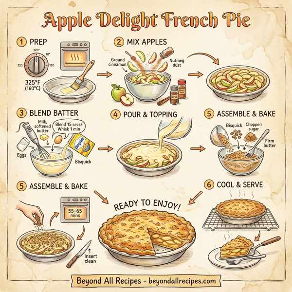Apple Delight French Pie instructions