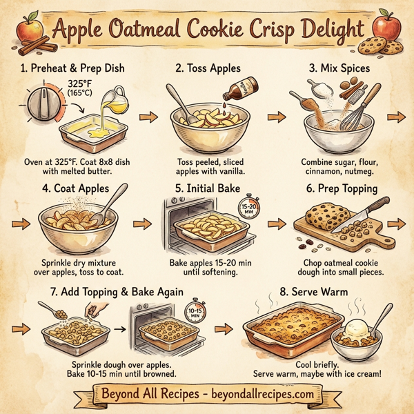 Apple Oatmeal Cookie Crisp Delight instructions