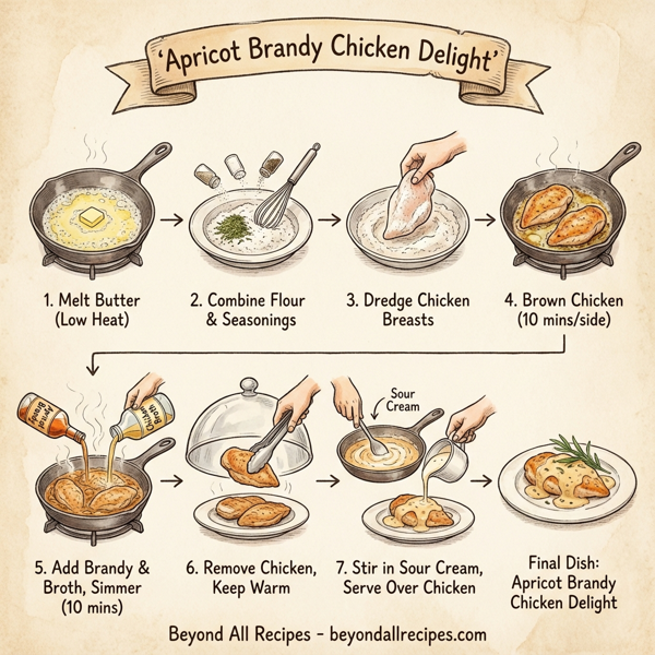 Apricot Brandy Chicken Delight instructions