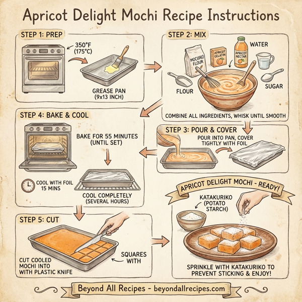Apricot Delight Mochi instructions
